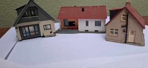 3 prachtige MODELHUISJES, Hobby en Vrije tijd, Modeltreinen | H0, Gebruikt, Gelijkstroom of Wisselstroom, Overige merken, Ophalen of Verzenden