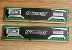 Crucial Ballistix geheugen 2 x 4GB, Computers en Software, RAM geheugen, Gebruikt, 8 GB, DDR3, Ophalen of Verzenden