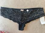 Nieuw hunkemoller string / brazilian xl, Kleding | Dames, Ophalen of Verzenden, Zwart, String