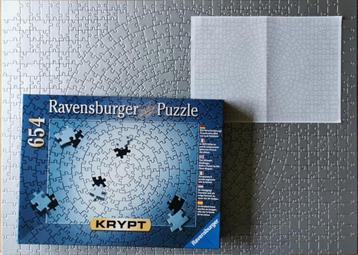Ravensburger – Krypt – Silver – 654 stukjes beschikbaar voor biedingen