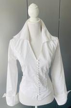Anne Fontaine: Charmante Blouse, Maat 38/40 (M), Wit, Zo goed als nieuw, Anne Fontaine