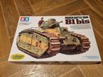 Tamiya. French Renault B1 Bis. 1/35., Hobby en Vrije tijd, Modelbouw | Auto's en Voertuigen, Tank, 1:32 tot 1:50, Nieuw, Ophalen of Verzenden