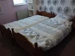 Eenpersoonsbed 2x, Ophalen, Gebruikt, 90 cm, Eenpersoons