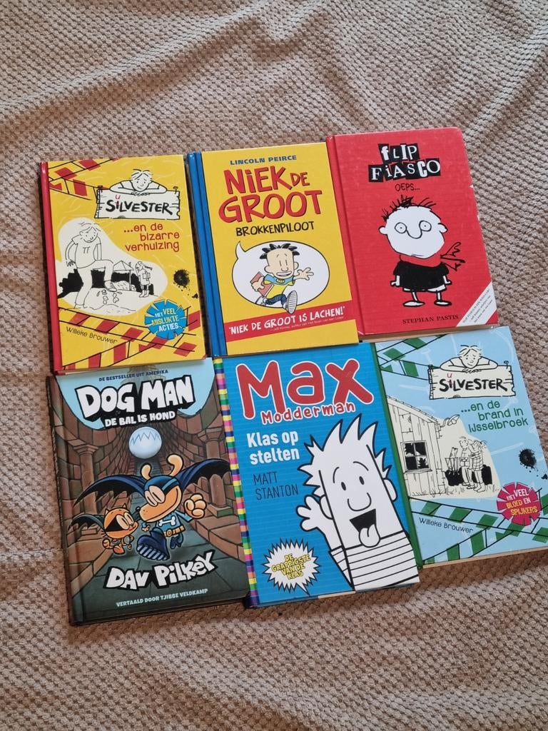 Jeugdboeken Niek de Groot, Silvester., Boeken, Ophalen of Verzenden, Gelezen, Verhalen