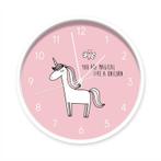 Kinderklok Eenhoorn Magical Dutch Sprinkles, Info@dutchsprinkles.nl, Ophalen of Verzenden, Dutch Sprinkles, Klok