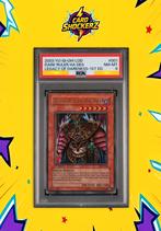 🟣 Yu-Gi-Oh! PSA 8 1st Edition Dark Ruler Ha Des #001 🟣, Ophalen of Verzenden, Nieuw, Losse kaart