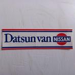 Leuke oude sticker.  DATSUN van NISSAN., Auto diversen, Autostickers, Ophalen of Verzenden