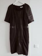 College Style jurk maat 40 stretch zwart + pu-leer als nieuw, Kleding | Dames, Jurken, Maat 38/40 (M), Zwart, Ophalen of Verzenden