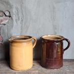 1x Oude brocante Franse aardewerk kan schenkkan *Etage3*, Huis en Inrichting, Gebruikt, ., Ophalen of Verzenden, .