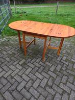 Handige ruimte besparende masive grenen tafel, Ophalen, Gebruikt, Rechthoekig, 50 tot 100 cm