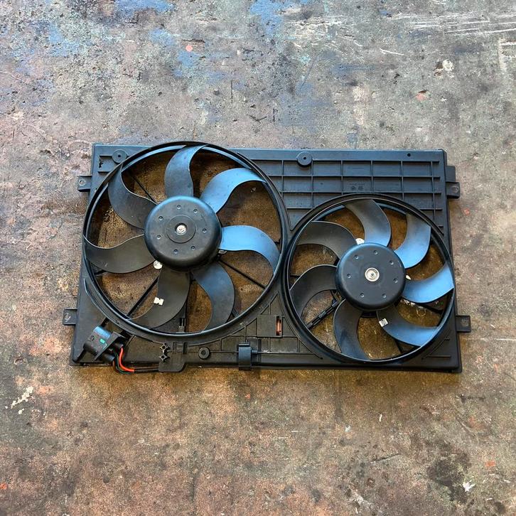 Volkswagen Golf 5 2.0 FSI Radiateur ventilatoren, Auto-onderdelen, Airco en Verwarming, Audi, Seat, Volkswagen, Skoda, Gebruikt