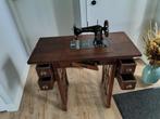 tafel met naaimachine, Ophalen