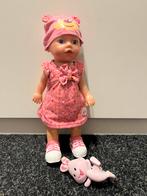 Baby Born mini die loopt! SINT  TIP!, Ophalen of Verzenden, Zo goed als nieuw, Babypop
