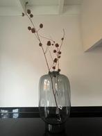 Fidrio Vaas Grey 50 cm Grote vaas Glas Rookglas Grijs ZGAN, Huis en Inrichting, Woonaccessoires | Vazen, Ophalen, Overige kleuren