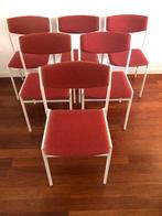Gijs van der sluis stoelen retro vintage design stapelbaar, Ophalen, Retro vintage dutch design, Zo goed als nieuw, Metaal