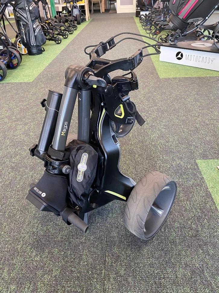 Motocaddy M3 GPS elektrische golftrolley, Sport en Fitness, Golf, Zo goed als nieuw, Golfkar, Ophalen of Verzenden