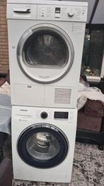 Samsung wasmachine & Bosch wasdroger, Ophalen, 1200 tot 1600 toeren, Gebruikt, 8 tot 10 kg