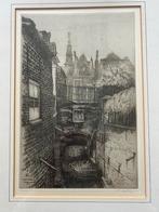 Hendrik de Laat - S'Hertogenbosch Lombardje Ets, Antiek en Kunst, Ophalen of Verzenden