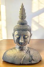 Een bronzen Boeddha buste., Ophalen of Verzenden, Zo goed als nieuw