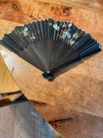 Vintage Handwaaier met Bloemen, Ophalen of Verzenden