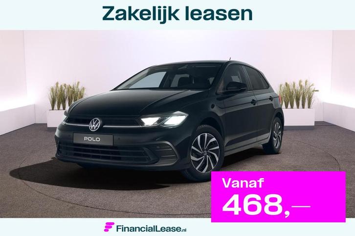 Volkswagen Polo Life Edition 1.0 TSI, Auto's, Volkswagen, Bedrijf, Lease, Financial lease, Polo, ABS, Achteruitrijcamera, Adaptive Cruise Control