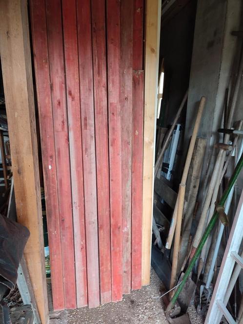 Partij vurenhouten balken, Tuin en Terras, Palen, Balken en Planken, Zo goed als nieuw, Balken, 250 cm of meer, Ophalen