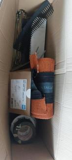 Spinvliesfolie, spinvliestape, europanhaken etc., Doe-het-zelf en Verbouw, Ophalen, Steen of Klei, Zwart, Zo goed als nieuw
