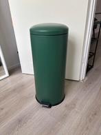 Groene pedaalemmer prullenbak 30 L, Ophalen of Verzenden, Zo goed als nieuw, Minder dan 50 cm