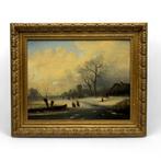 Hollandse School 19e eeuw, Antiek en Kunst, Kunst | Schilderijen | Klassiek, Ophalen of Verzenden