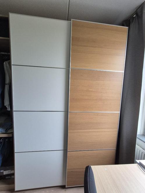 Schuifdeuren IKEA Pax, Huis en Inrichting, Kasten | Kledingkasten, Zo goed als nieuw, 200 cm of meer, 150 tot 200 cm, Minder dan 25 cm