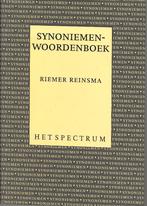 Synoniemenwoordenboek - Riemer Reinsma, Gelezen, Prisma of Spectrum, Reinsma, Nederlands