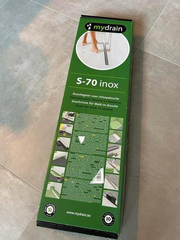 Mydrain douchegoot 70cm geborsteld inox beschikbaar voor biedingen