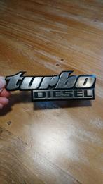 VW Turbo Diesel Embleem, Ophalen of Verzenden, Nieuw, Motorkap