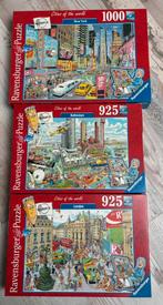 3 puzzels Ravensburger, Ophalen of Verzenden, 500 t/m 1500 stukjes, Zo goed als nieuw