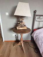 Driepoot tafel, Minder dan 55 cm, Rond, Hout, Ophalen