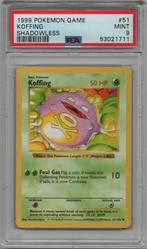 Koffing Shadowless Psa 9 Base set 1999, Ophalen of Verzenden, Zo goed als nieuw, Losse kaart