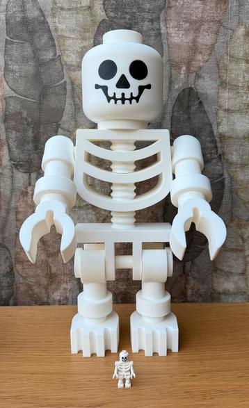 Lego skeleton pop minifiguur 40cm beschikbaar voor biedingen