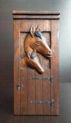 Uniek houten paneel met paardenmotief, Ophalen of Verzenden