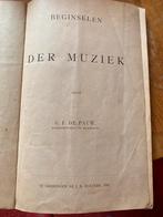 Beginselen der muziek 1902 GF de Pauw, Boeken, Muziek, Gelezen, Algemeen, Ophalen of Verzenden