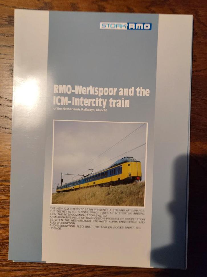 RMO-Werkspoor ICM-Intercity trein boekje, Boeken, Techniek, Zo goed als nieuw, Overige onderwerpen, Ophalen of Verzenden