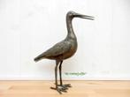 009* Bronzen Grutto (Boven €75 geen verzendkosten), Ophalen of Verzenden, Nieuw, Overige materialen, Dierenbeeld