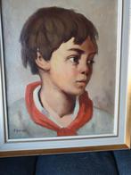 Portret van een Jongen - Olieverf, Ophalen of Verzenden