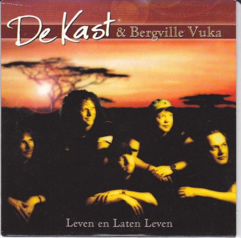 DE KAST & BERGVILLE VUKA - LEVEN EN LATEN LEVEN (CD-SINGLE), Cd's en Dvd's, Cd Singles, Zo goed als nieuw, Nederlandstalig, 1 single