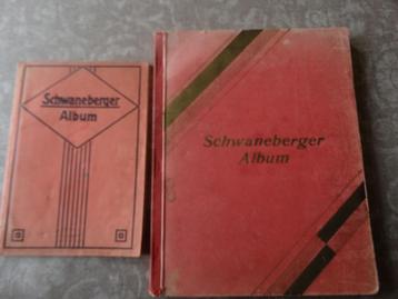 Postzegelalbums Schwanenberger Wereld I en II (hier album I)