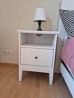 Nachtkastje Idanäs - Wit met lade, Ophalen, Zo goed als nieuw, 45 tot 65 cm, Minder dan 55 cm