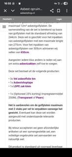 Asbestfolie met Tape - Veilig Verpakken, Ophalen, Nieuw