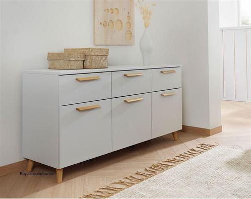 Dressoir-Commode- Stockholm Zijdegrijs AANBIEDING, Huis en Inrichting, Kasten | Dressoirs, Nieuw, 25 tot 50 cm, Ophalen of Verzenden