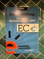 NIEUW ExamenOverzicht - Samenvatting Examenstof Economie VWO, Verzenden, Nederlands, Overige niveaus, ExamenOverzicht