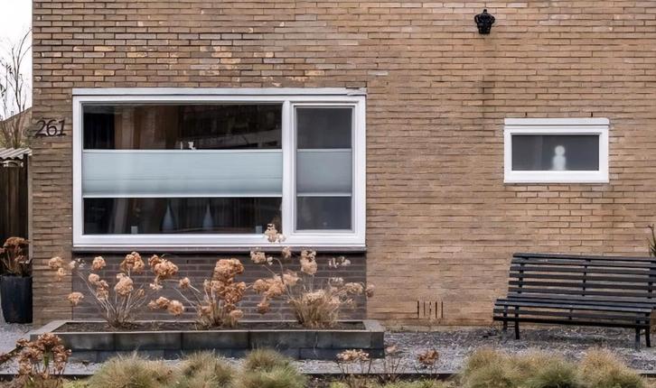 Kunststof Deur, Kozijnen & Ramen Wit (RAL 9016) HR++ Glas, Doe-het-zelf en Verbouw, Kozijnen en Schuifpuien, Gebruikt, Raamkozijn