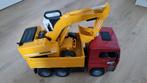 Bruder vrachtwagen met Liebherr graafmachine, Ophalen, Gebruikt